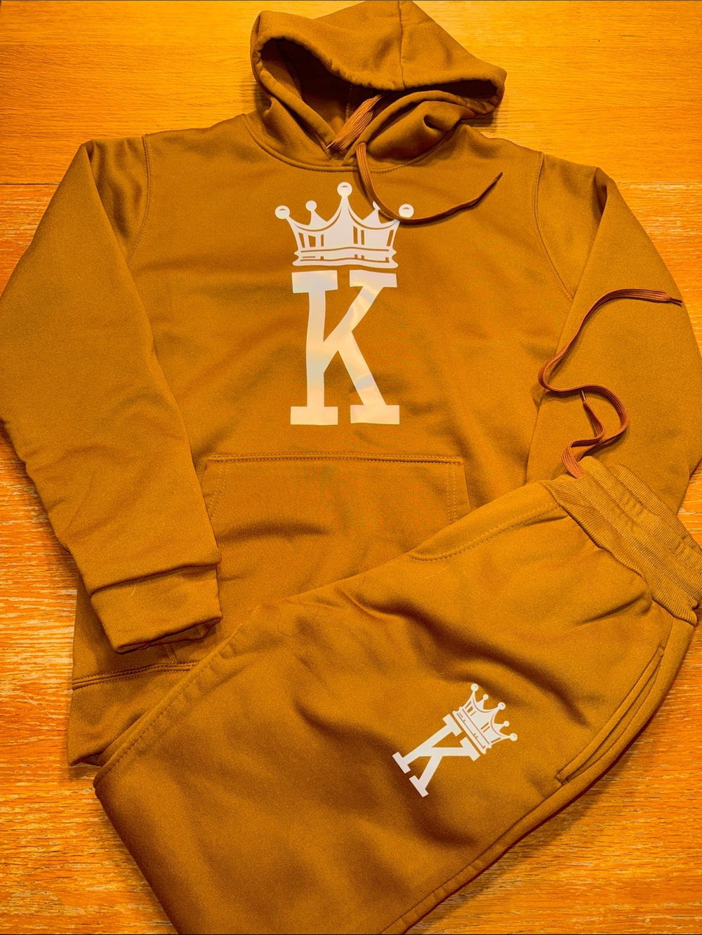 Crown Pullover Hoodie in Brown - Men's Sweatshirt